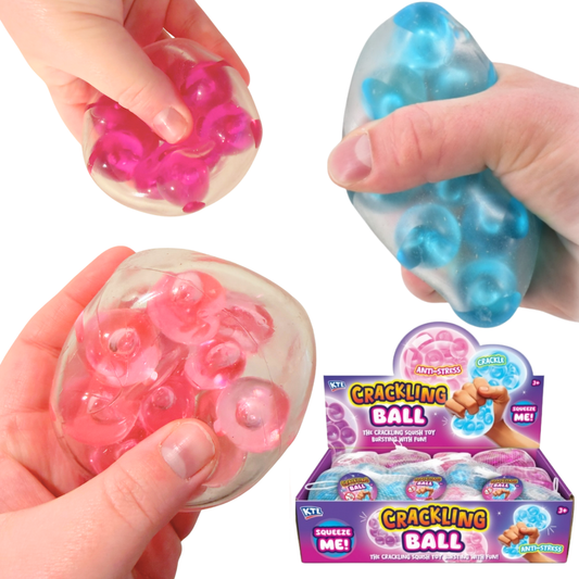 Crackling AMSR Beaded Squish Ball