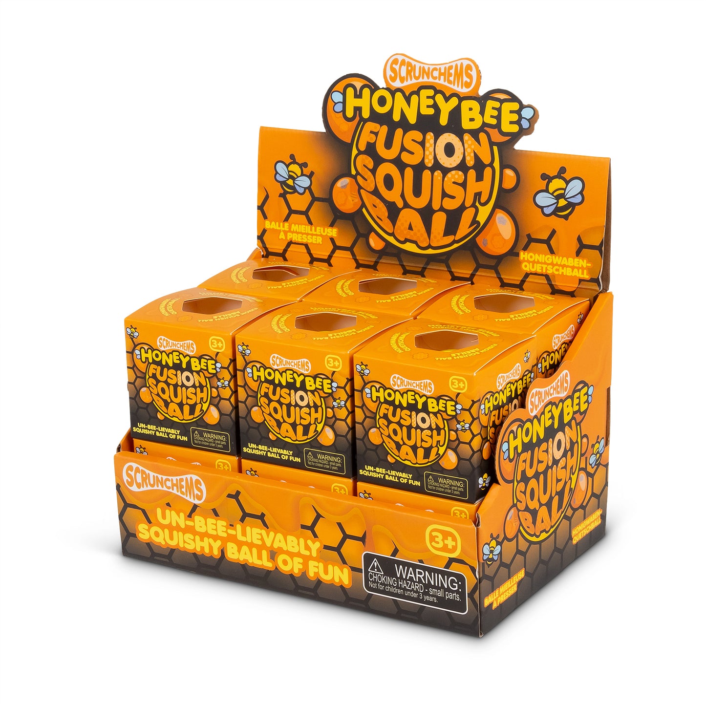 Scrunchems Honeybee Fusion Squish Ball