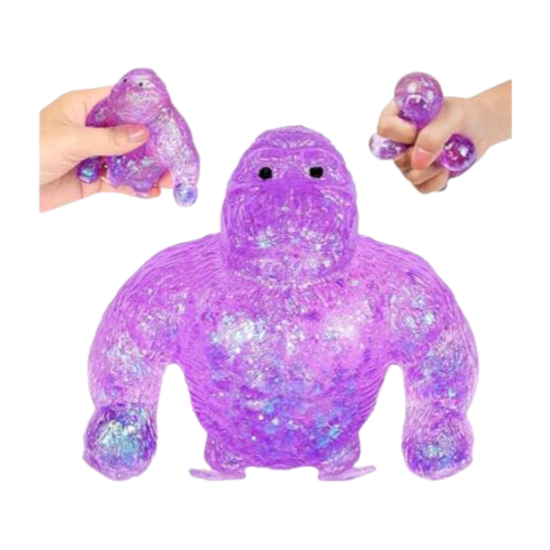 Henbrandt Squish & Stretch Glitter Gorilla