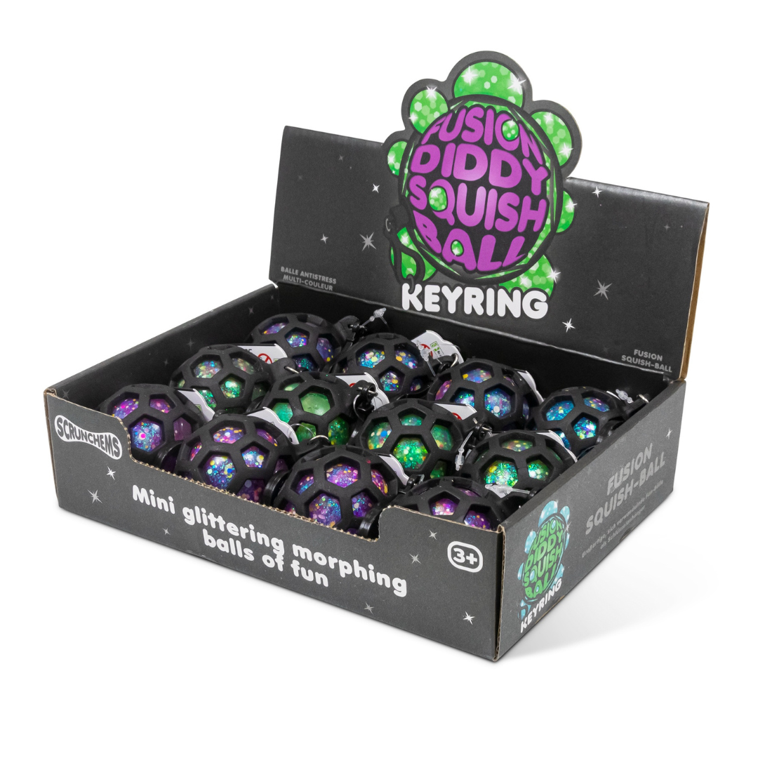 Scrunchems Fusion Squish Ball Keychain