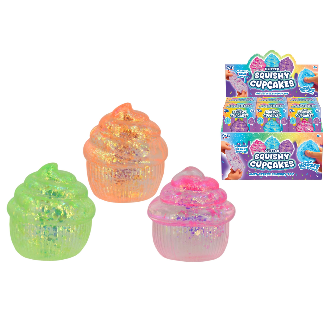 KTL Squishy Glitter Cupcakes