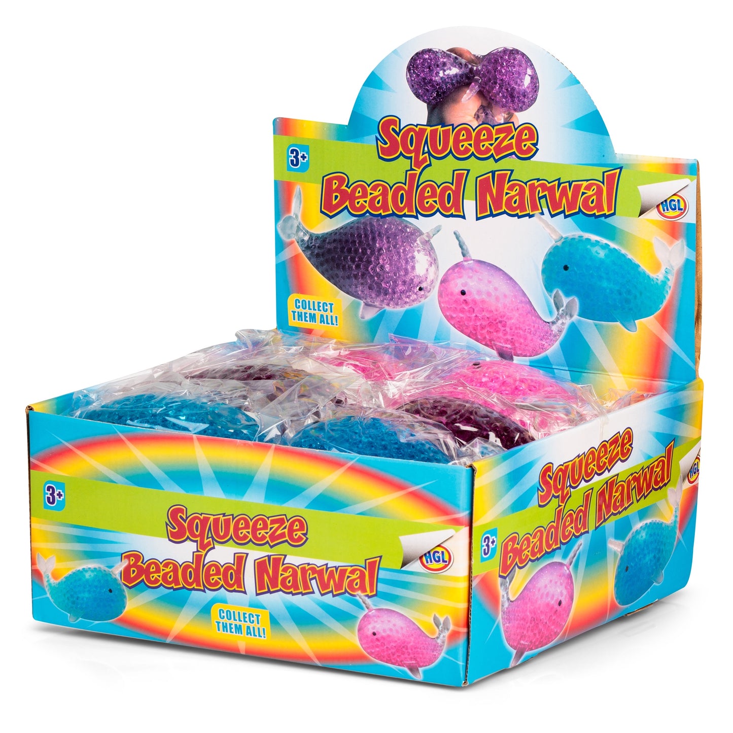 HGL Squeeze Beaded Narwhal