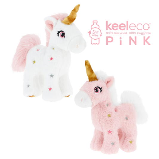 Keeleco Unicorn Soft Plush Toy 16cm