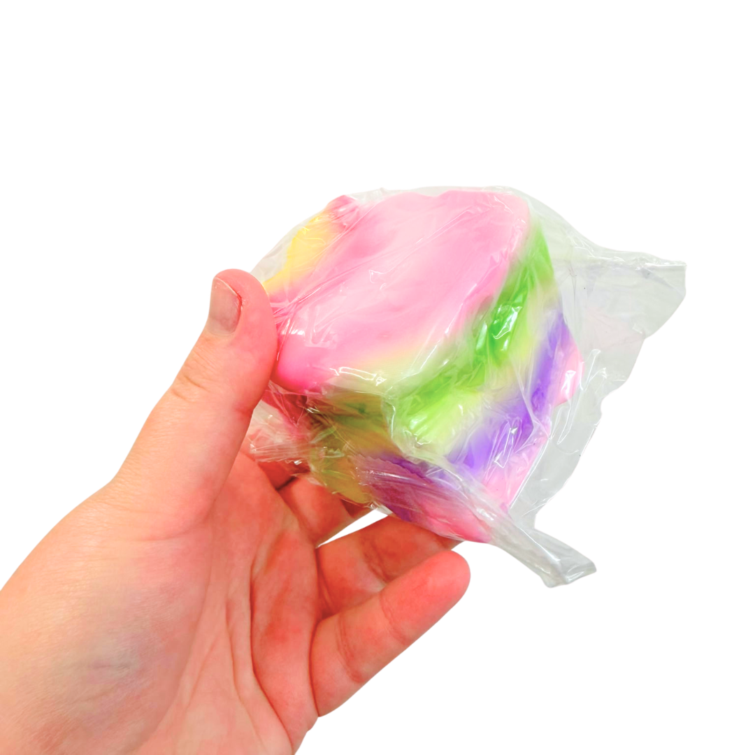 Slow Rising Rainbow Cheese Squishy
