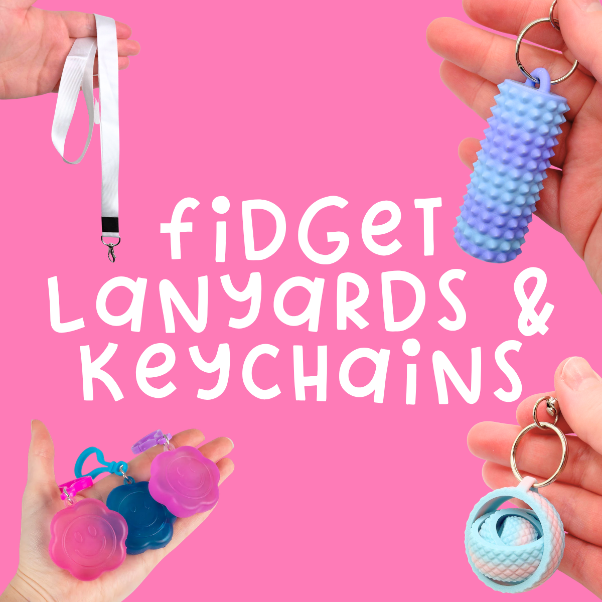 Fidget Lanyards & Keychains