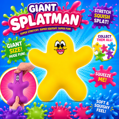 Giant Splatmen Sand-Filled Sensory Squish