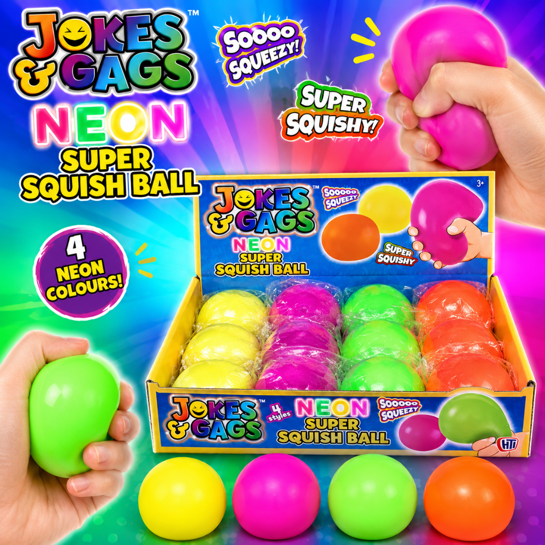 Jokes & Gags Neon Squish Ball