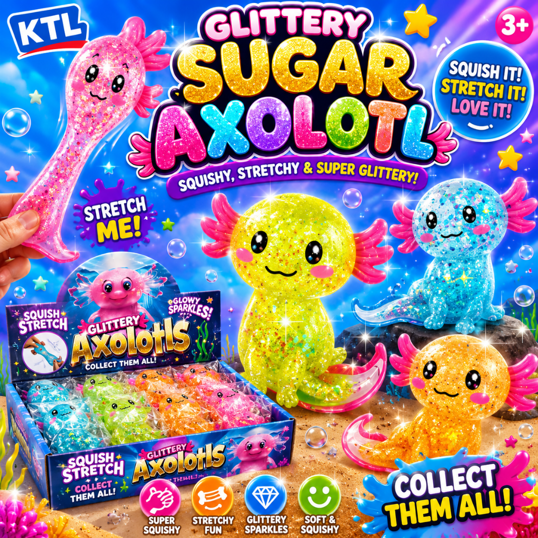 Glittery Sugar Axolotls