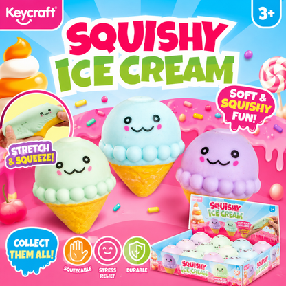 Squishy Sand Filled Ice Cream Cones