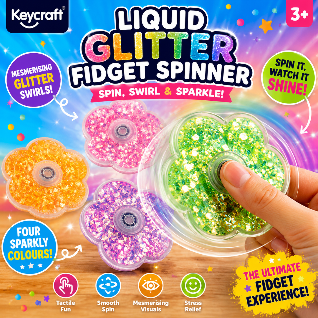 Glitter Spinner Sensory Toy