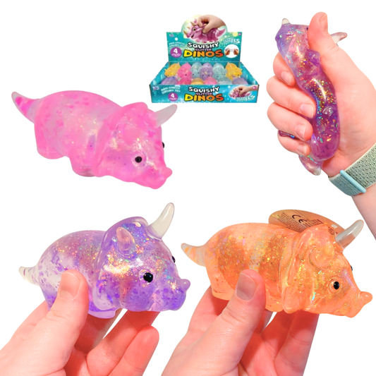 Squishy Sugar Glitter Dinosaurs