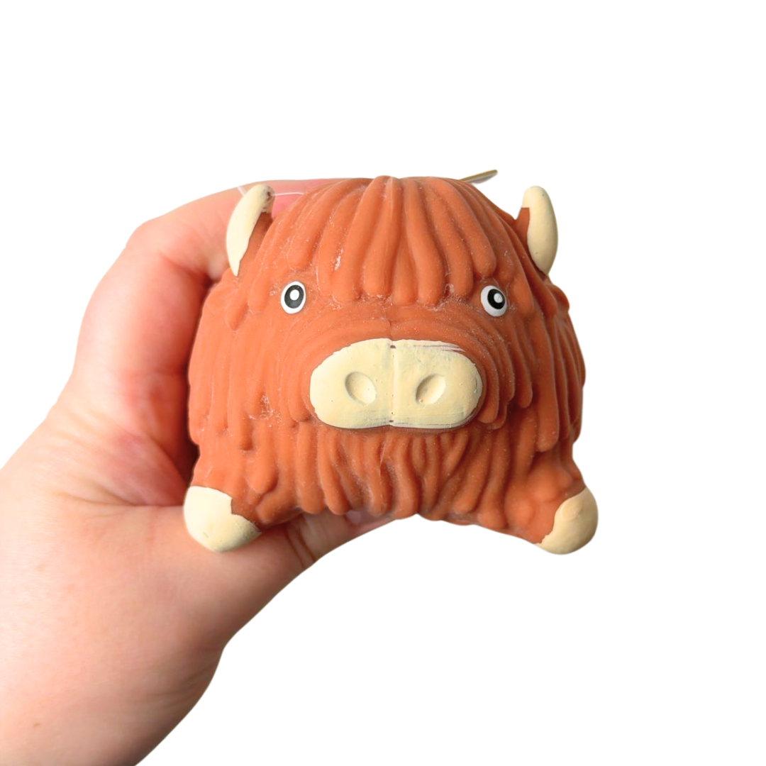 Squidgy Highland Cow Sensory Toy