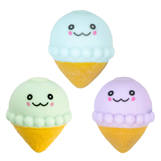 Keycraft Squishy Sand Filled Ice Cream Cones