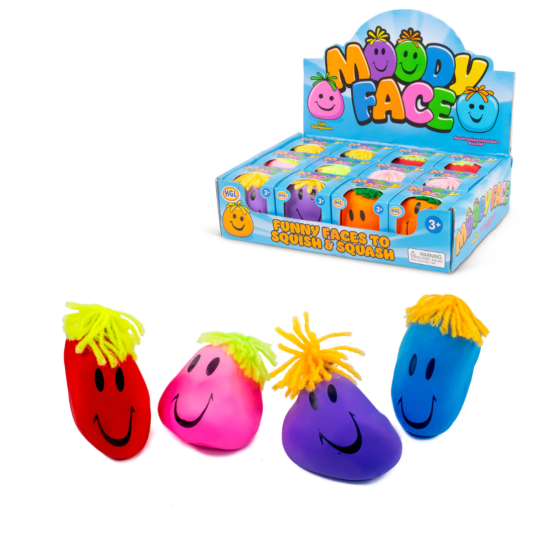 HGL Moody Faces Squishy Stress Ball