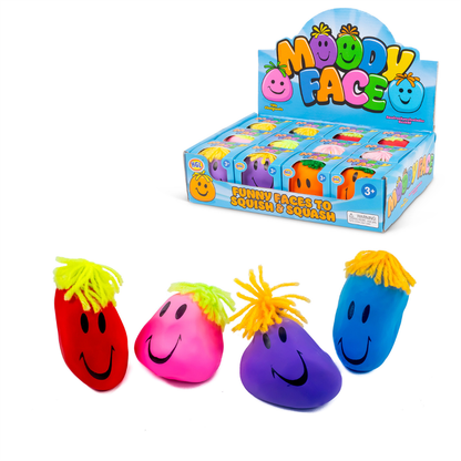 HGL Moody Faces Squishy Stress Ball