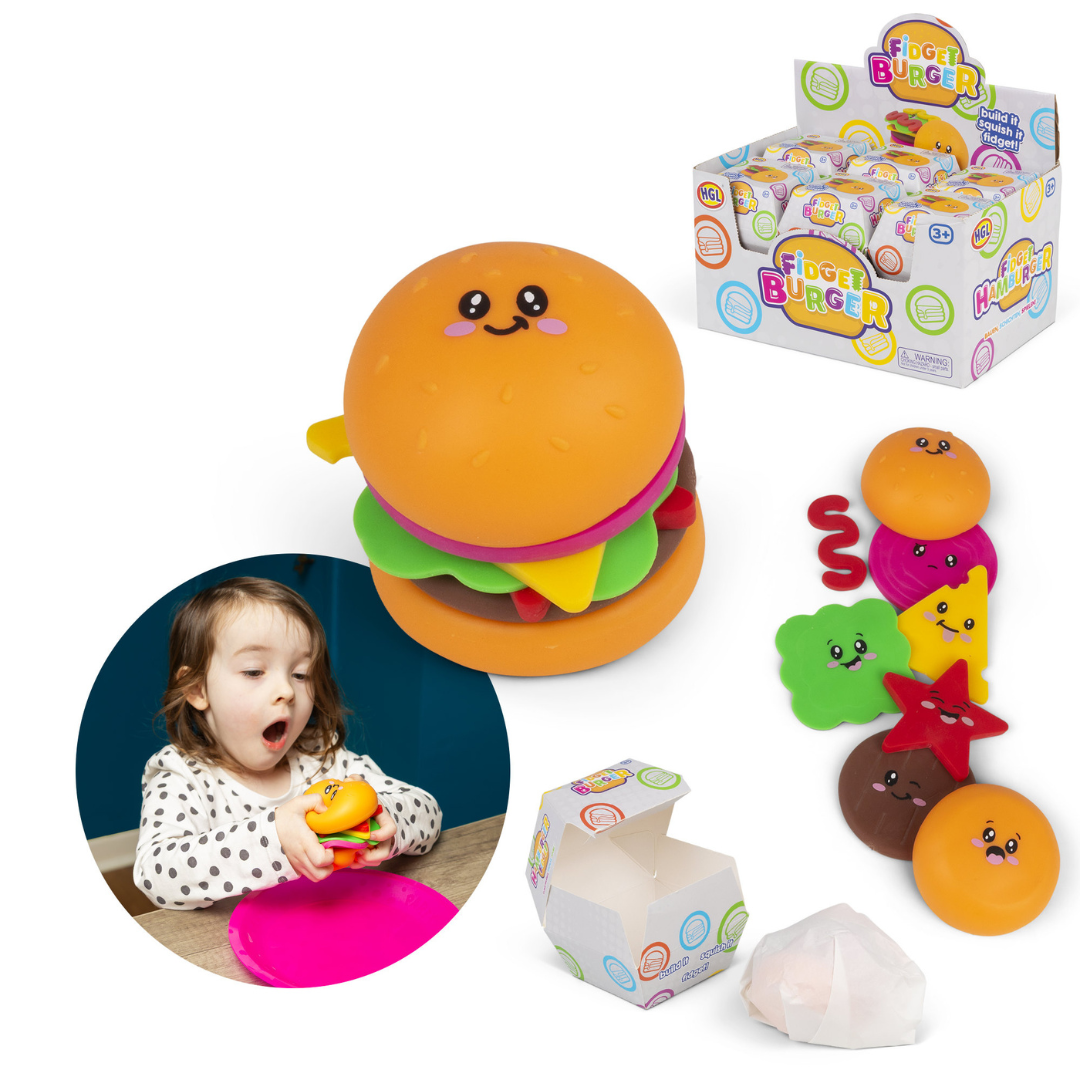 HGL Buildable Fidget Burger Sensory Toy
