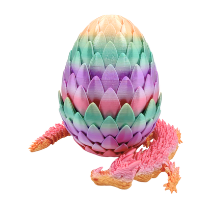 3D Printed Dragon & Dragon Egg