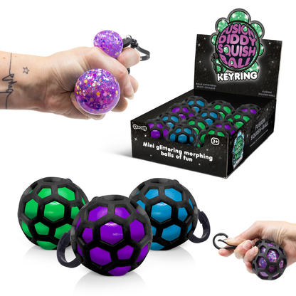 Scrunchems Fusion Squish Ball Keychain