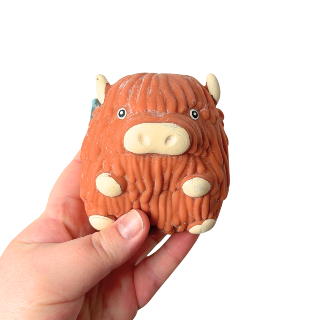 Squidgy Highland Cow Sensory Toy