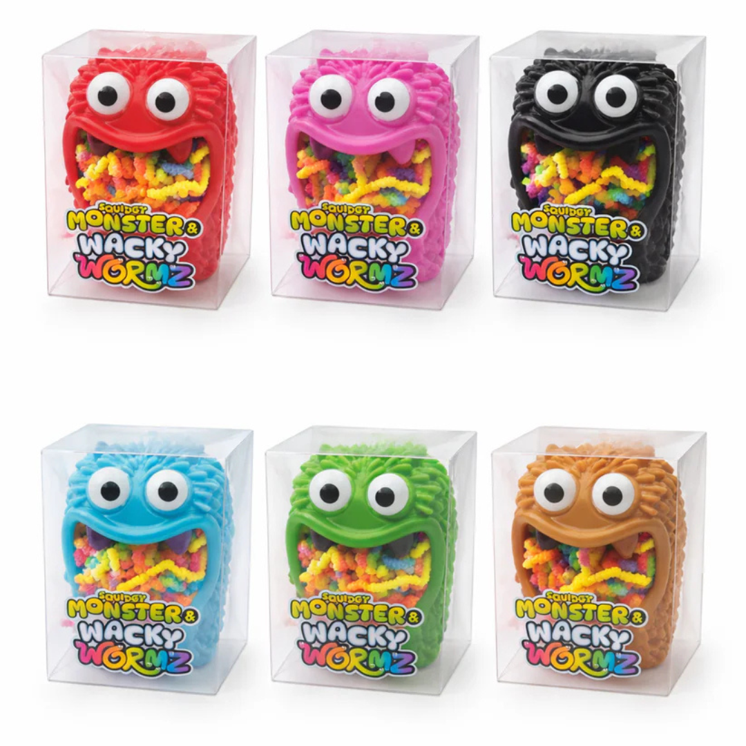 Squidgy Monster & Wacky Wormz Sensory Squish Toy