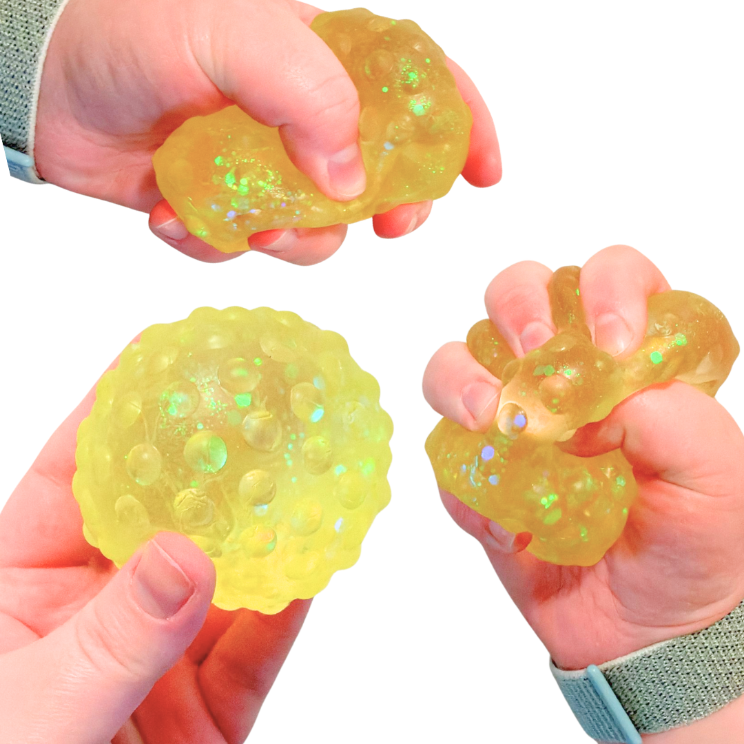 KTL Squishy & Stretchy Glitter Pimple Stress Ball