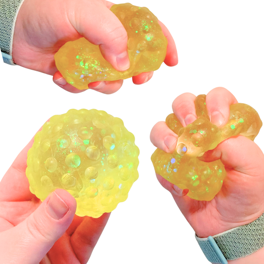 KTL Squishy & Stretchy Glitter Pimple Stress Ball