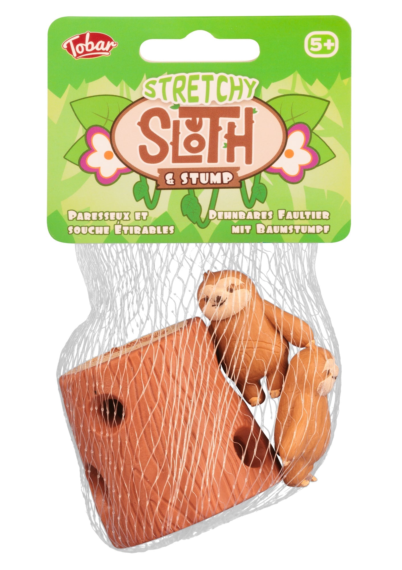 Stretchy Sloth In Stump