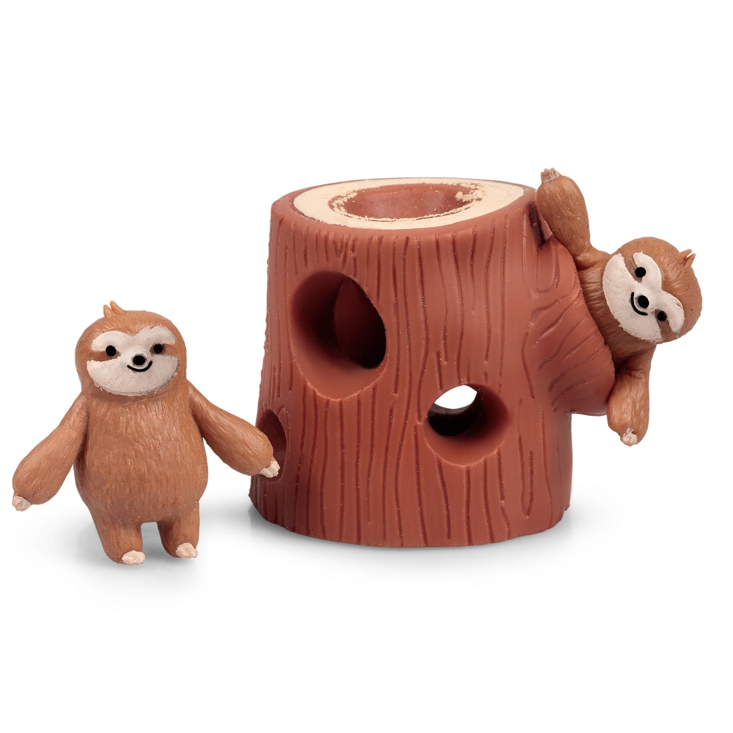 Stretchy Sloth In Stump