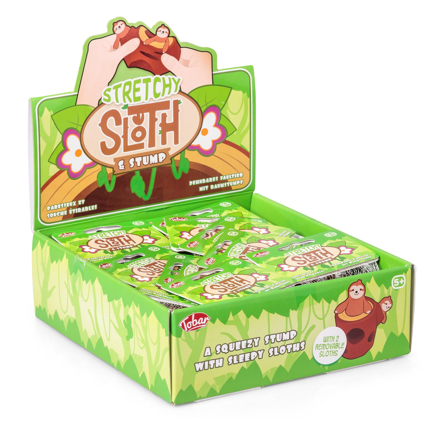 Stretchy Sloth In Stump