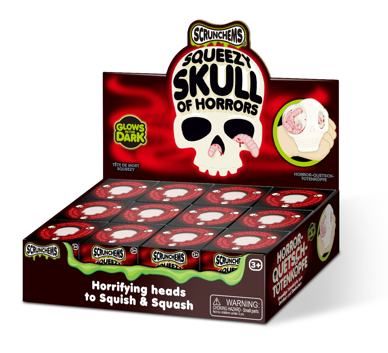 Scrunchems Squeezy Skull Of Horrors