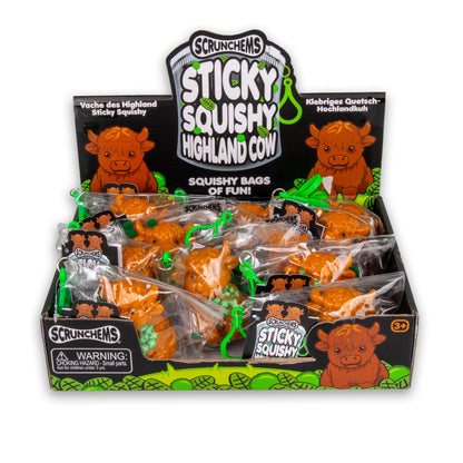 Scrunchems Sticky Squishy Highland Cow