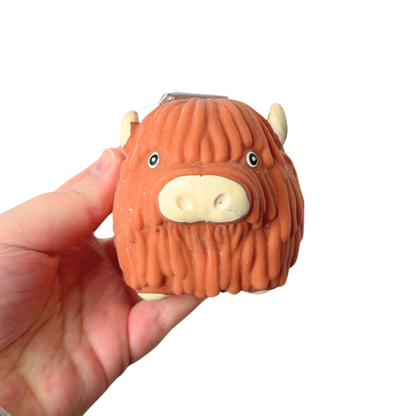 Squidgy Highland Cow Sensory Toy