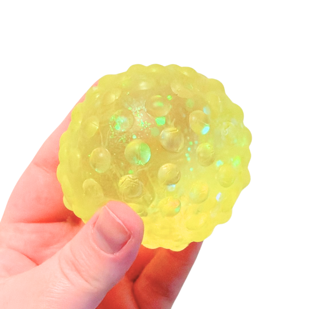 KTL Squishy & Stretchy Glitter Pimple Stress Ball