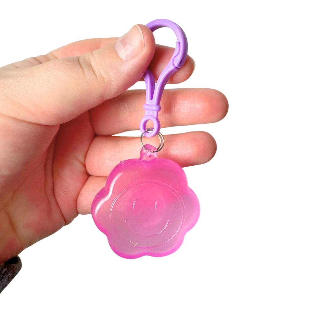 Scrunchems Flower Power Squishy Keychain
