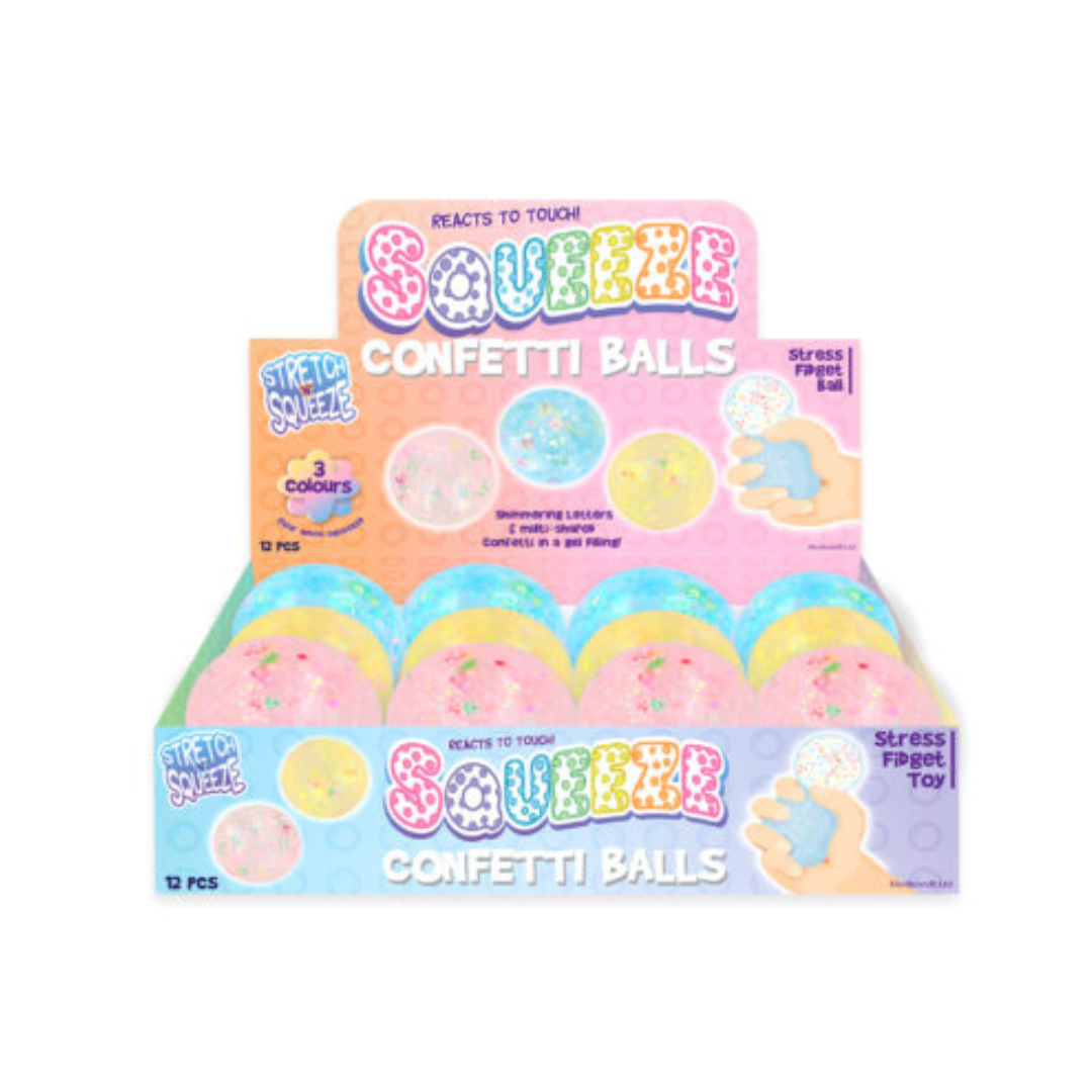 Squeezy Confetti Gel Ball