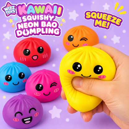 Kawaii Neon Squishy Bao BLIND Dumpling
