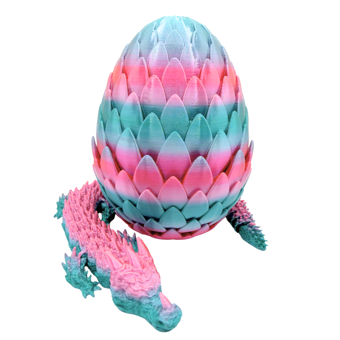 3D Printed Dragon & Dragon Egg