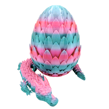 3D Printed Dragon & Dragon Egg