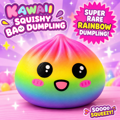 Kawaii Neon Squishy Bao BLIND Dumpling