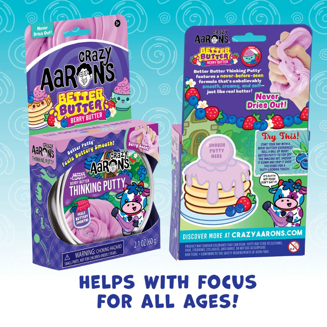 Crazy Aaron's Berry Better Butter Thinking Putty