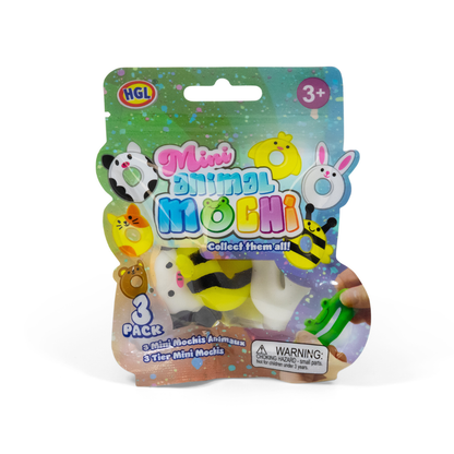 HGL Mini Animal Mochi 3 Pack
