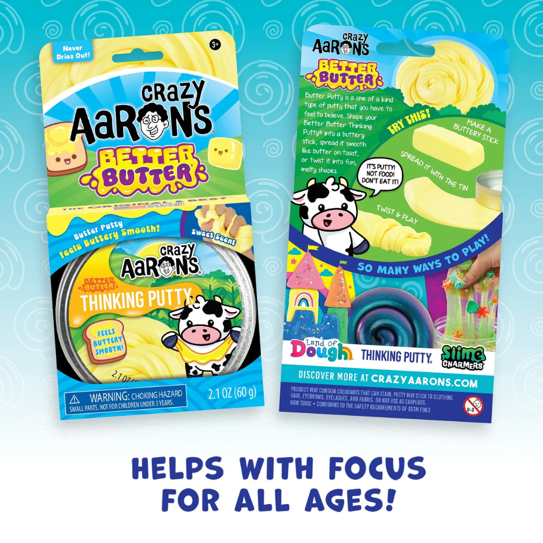 Crazy Aarons Better Butter Thinking Putty PRE-ORDER DUE JULY