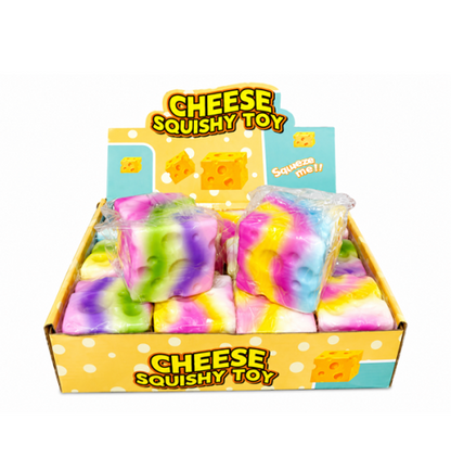 Slow Rising Rainbow Cheese Squishy
