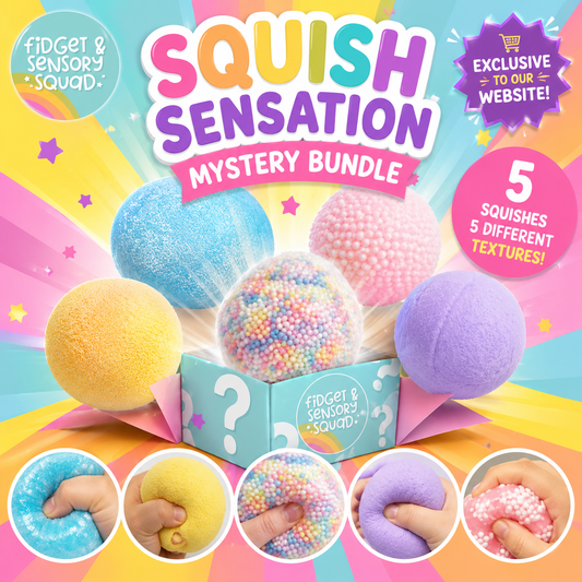 Squish Sensation Mystery Bundle – 5 Texture Surprise Pack