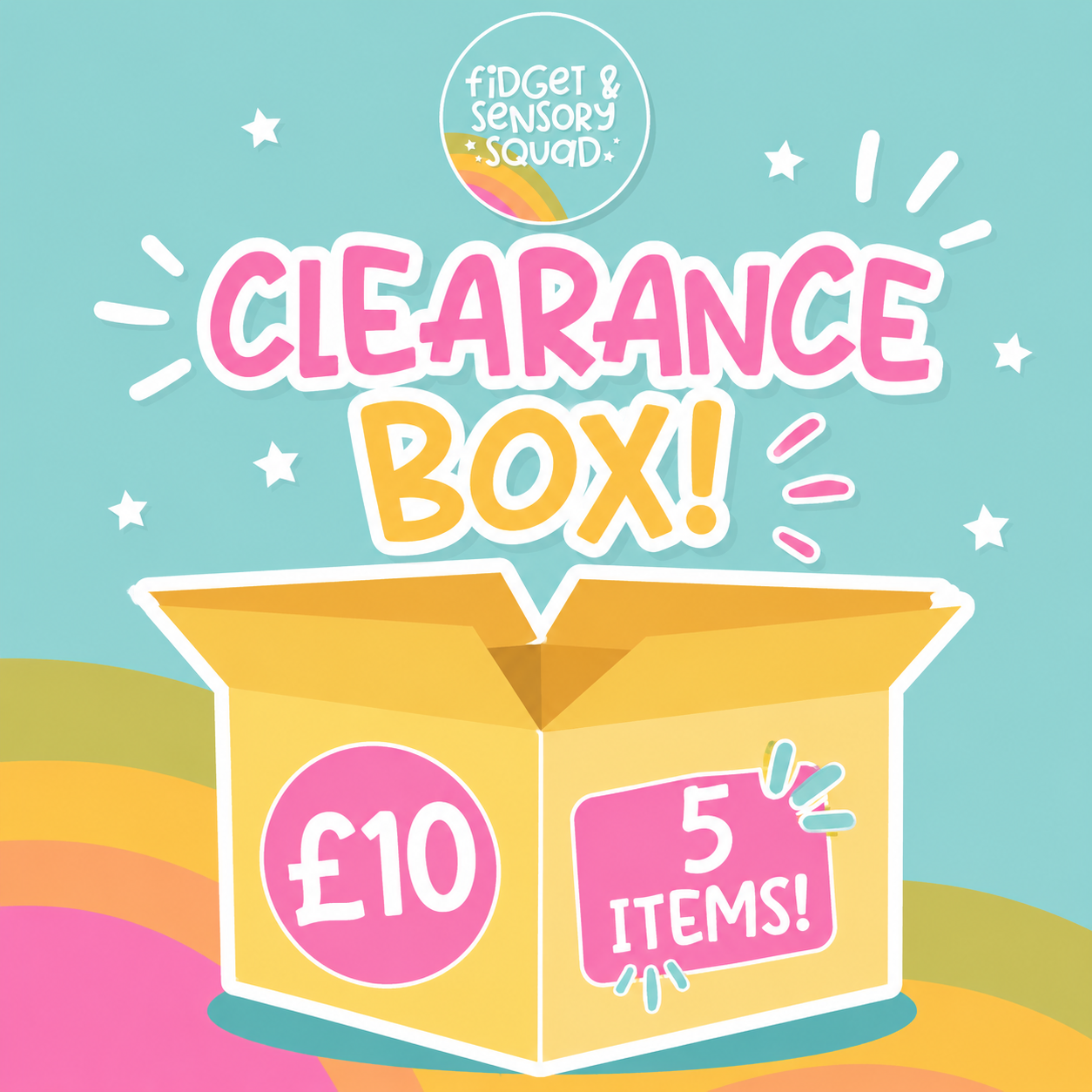 Clearance Box – 5 Mystery Items for £10