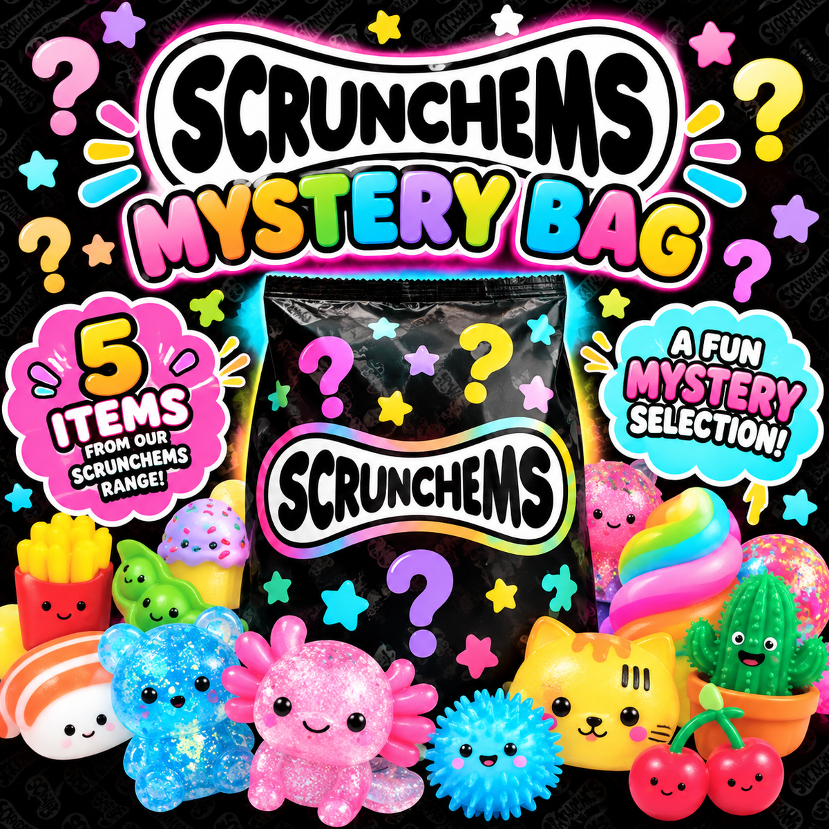 Scrunchems Mystery Bag - 5 Items