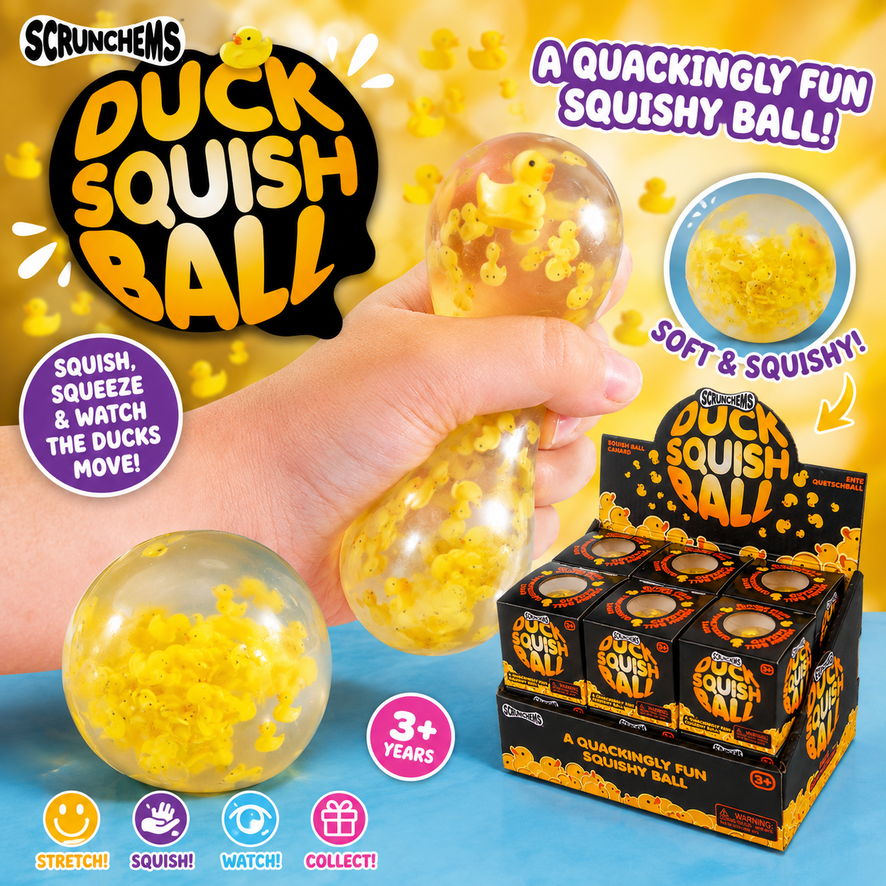 Scrunchems Duck Squish Ball