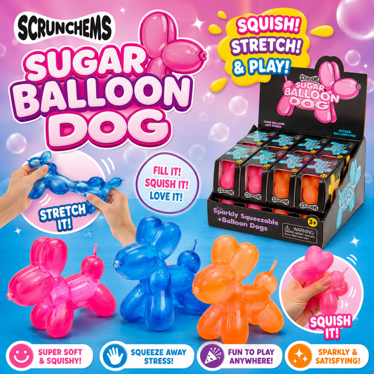 Scrunchems Sugar Balloon Dog