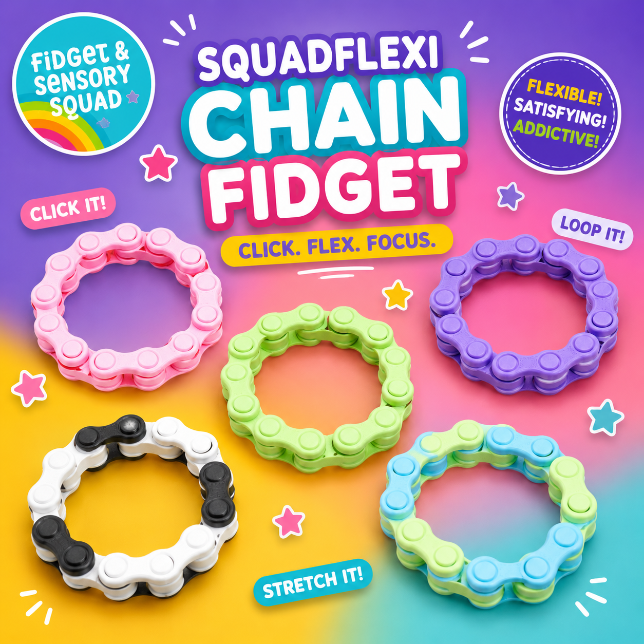 SquadFlexi Chain Fidget