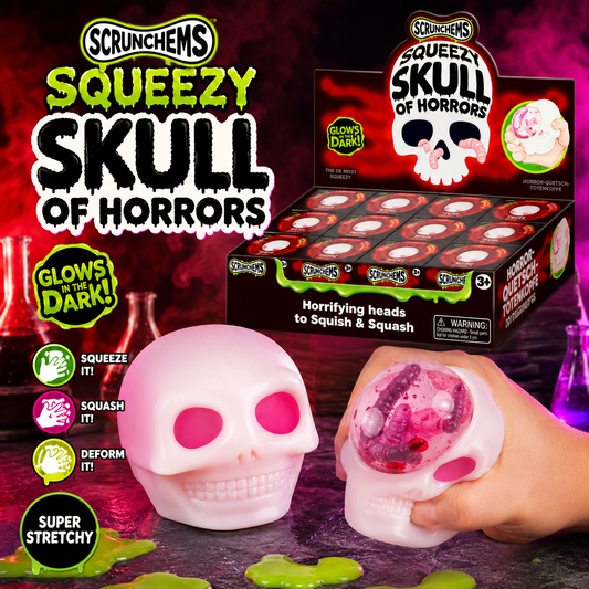 Scrunchems Squeezy Skull Of Horrors